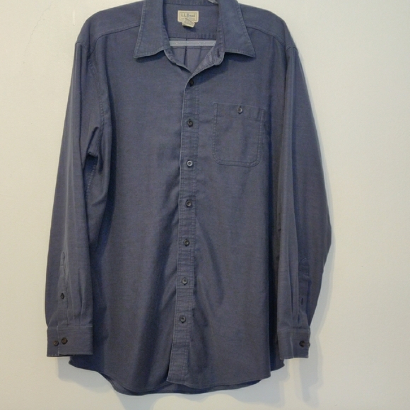 L.L.Bean.  Men's Blue Shirt - Picture 1 of 12